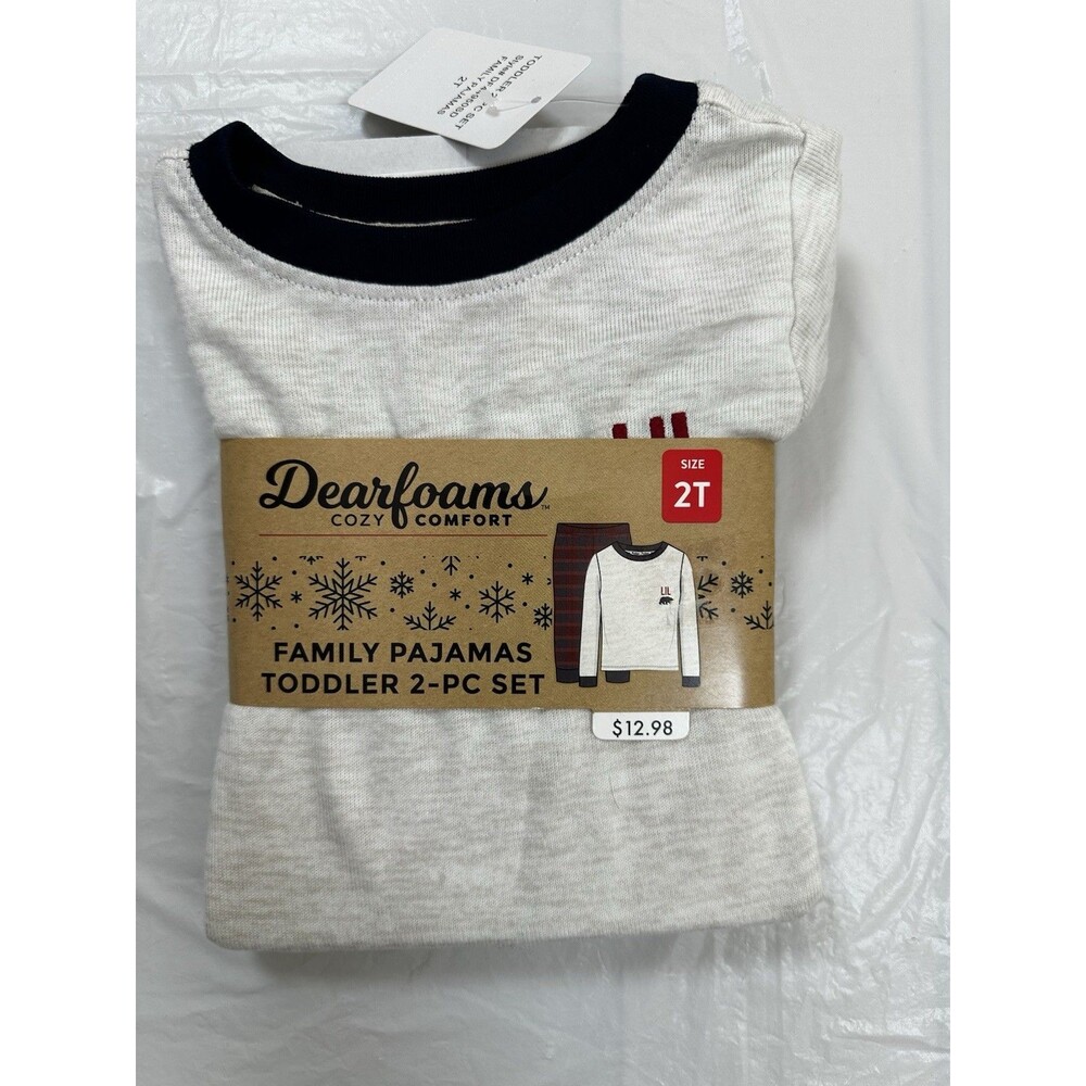 Dearfoams Cozy Comfort Toddler 2 PC Set 2 T